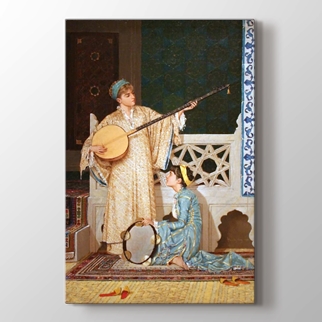 İki Müzisyen Kız  görseli.