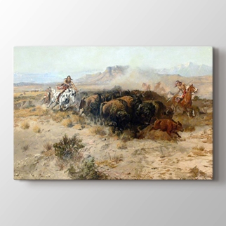 The Buffalo Hunt  görseli.